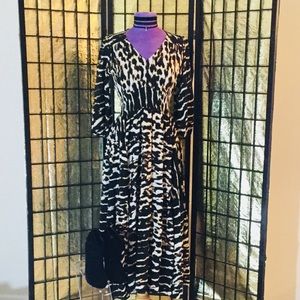 JAASE Animal Print Maxi Dress